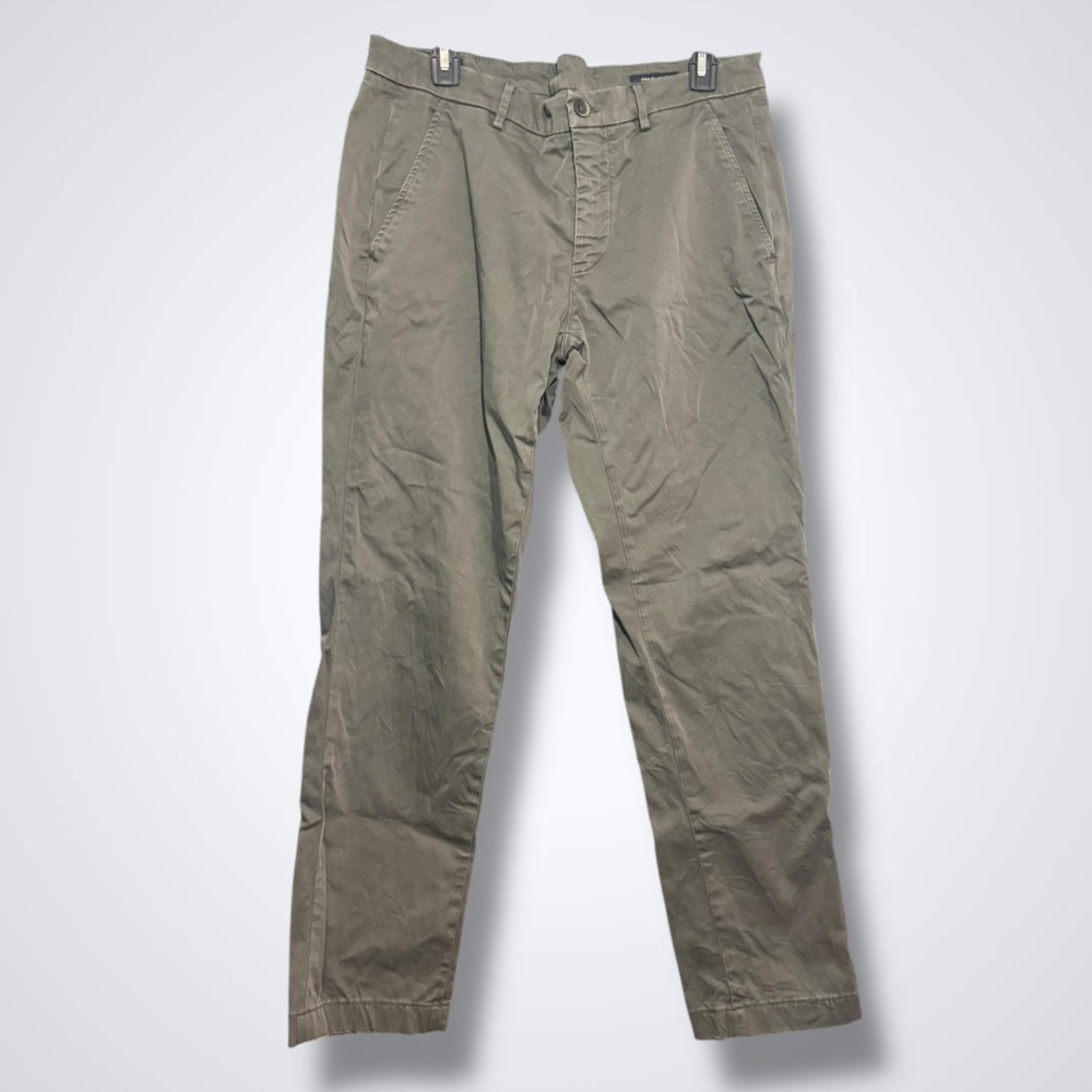 Masons Forte Dei Marmi Pants 34 X 31 Solid Green Brown Chino Trousers